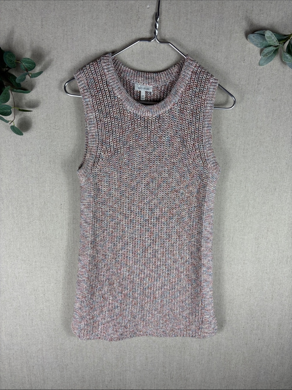 Ella Moss > Sleeveless Multi-Color Knit Tank Medium